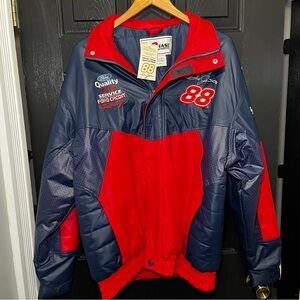 Vintage Chase Authentics Nascar 88 Dale Jarret Jacket Coat Mens Size L Ford New